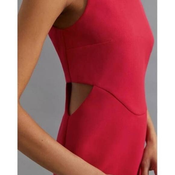 NWT ANTHROPOLOGIE Mare Mare Cutout Mini Shift Red Dress Size Large - Picture 9 of 9